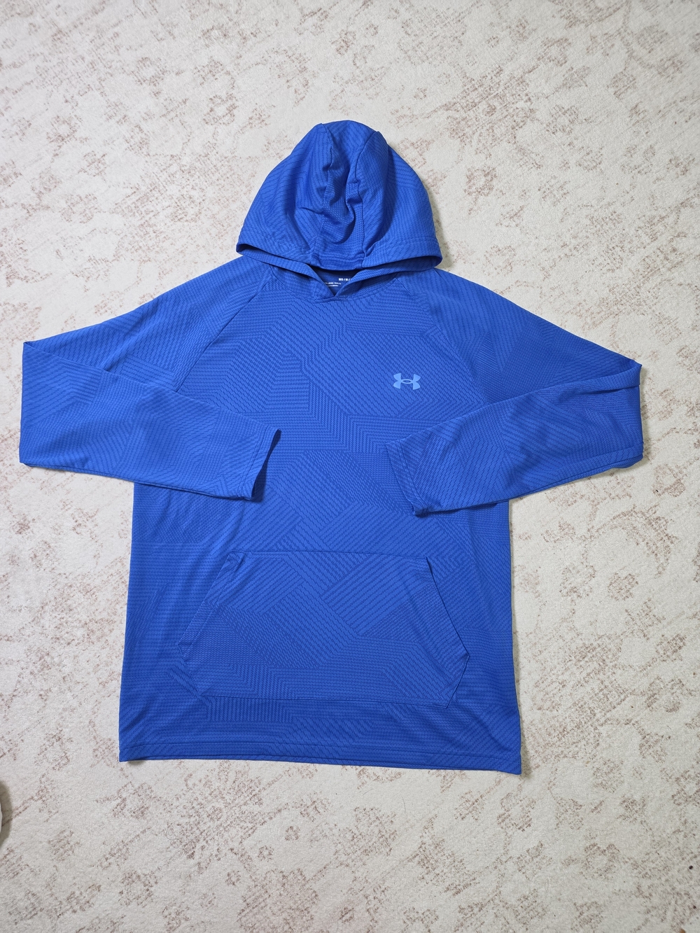 Under Armour Bundle x2 Men's MEDIUM Hoodies Blue & Red HeatGear Long Sleeve - Picture 3 of 5